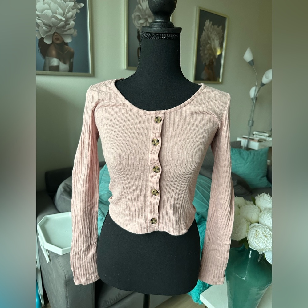Pink Cardigan